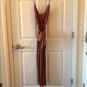 Express velvet jumpsuit. Only worn once!